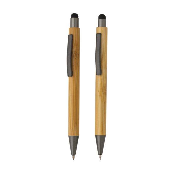 FSC® bamboo modern pen set in box P611.109