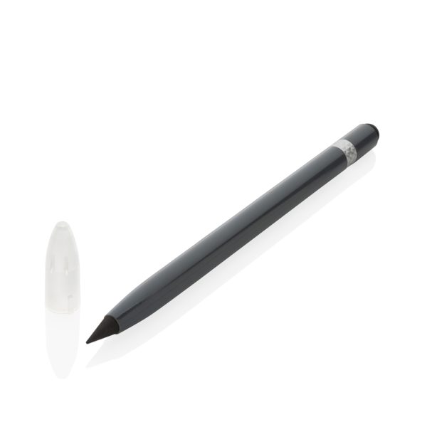 Aluminum inkless pen with eraser P611.122