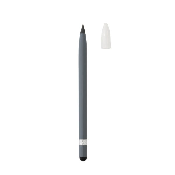 Aluminum inkless pen with eraser P611.122