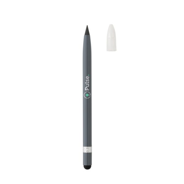 Aluminum inkless pen with eraser P611.122