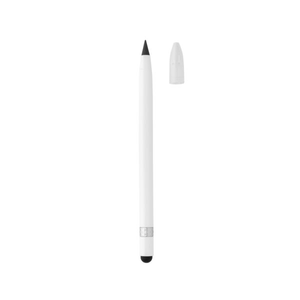 Aluminum inkless pen with eraser P611.123