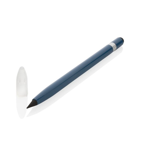 Aluminum inkless pen with eraser P611.125