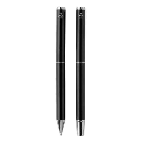 Swiss Peak Cedar RCS certified recycled aluminum pen set P611.161