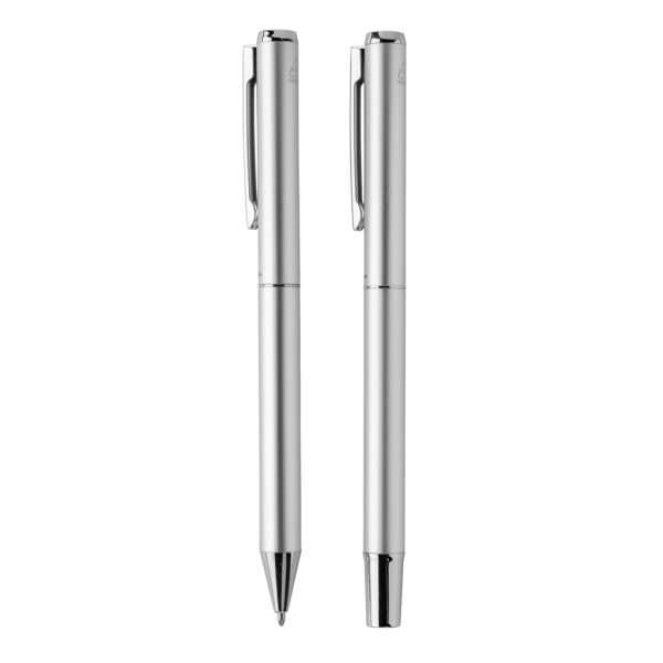 Swiss Peak Cedar RCS certified recycled aluminum pen set P611.162