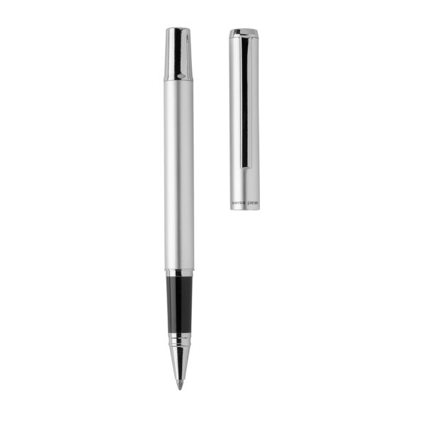 Swiss Peak Cedar RCS certified recycled aluminum pen set P611.162