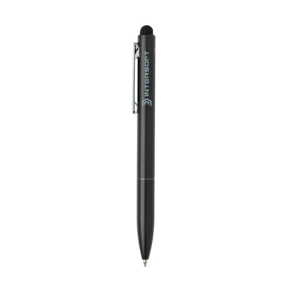 Kymi RCS certified recycled aluminium pen with stylus P611.231