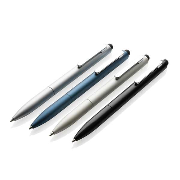 Kymi RCS certified recycled aluminium pen with stylus P611.231