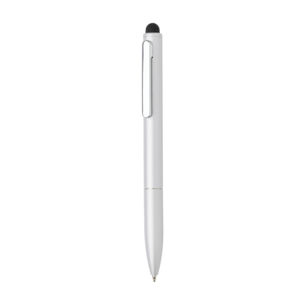 Kymi RCS certified recycled aluminium pen with stylus P611.232