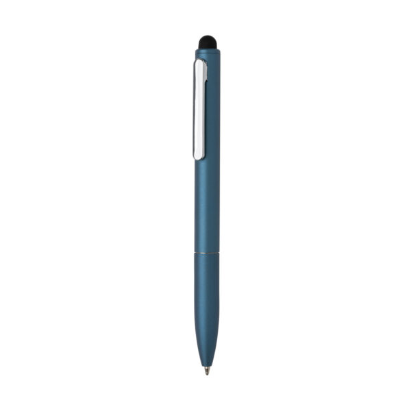 Kymi RCS certified recycled aluminium pen with stylus P611.235