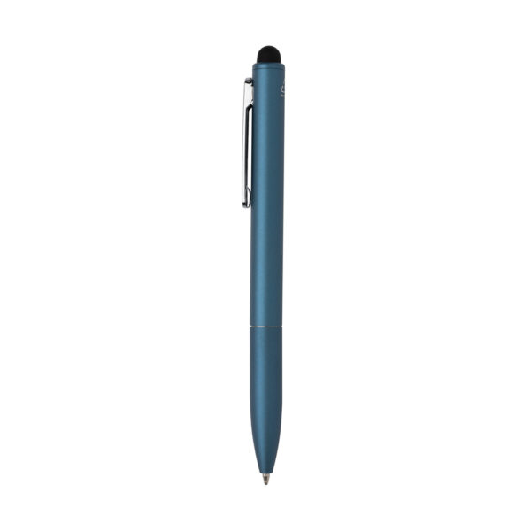 Kymi RCS certified recycled aluminium pen with stylus P611.235