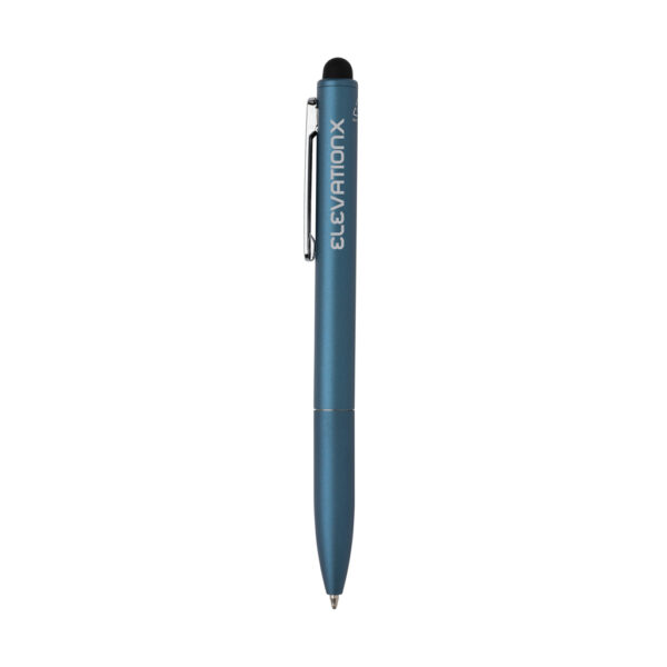 Kymi RCS certified recycled aluminium pen with stylus P611.235