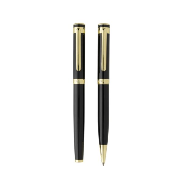 Swiss Peak Luca RCS recycled brass deluxe pen set P611.3001