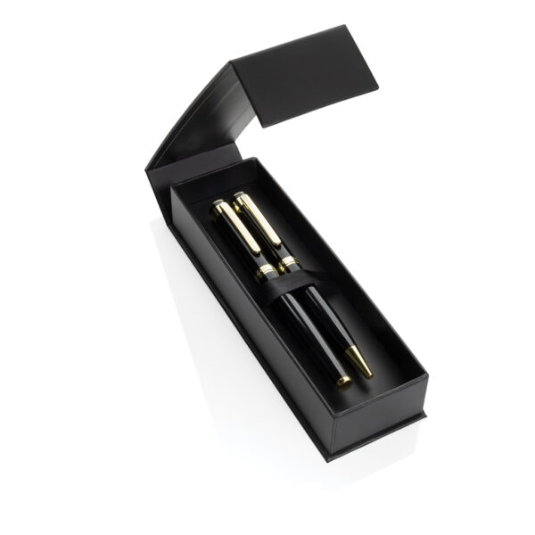 Swiss Peak Luca RCS recycled brass deluxe pen set P611.3001