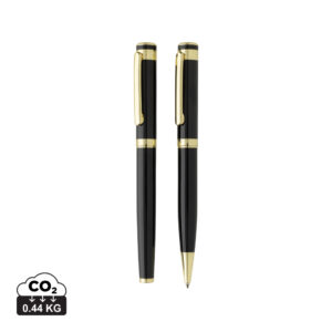 Swiss Peak Luca RCS recycled brass deluxe pen set P611.3001
