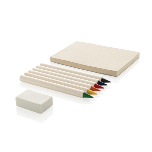 Micki GRS infinity 6pc colouring pencil set with notepad P611.3603