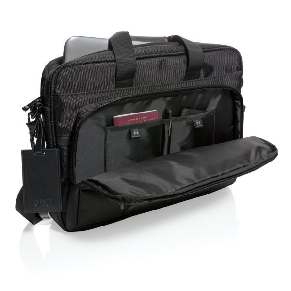 Swiss Peak RPET Voyager RFID 15.6" laptop bag P732.071