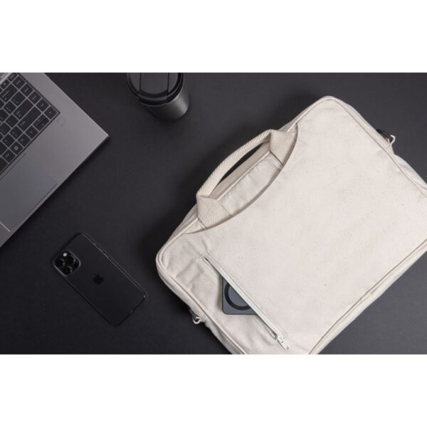 Laluka AWARE™ recycled cotton 15.4 inch laptop bag P732.110