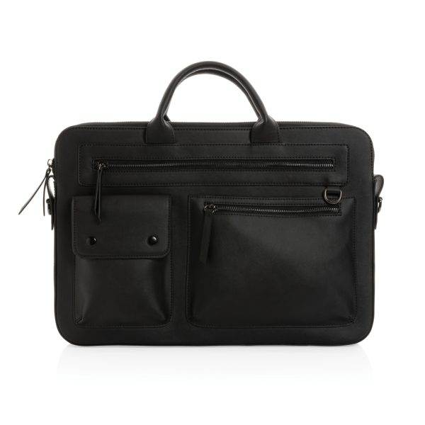 Swiss Peak GRS recycled PU 14 inch laptop bag P732.191