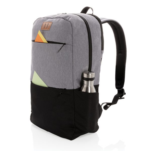 Modern 15.6" USB & RFID laptop backpack PVC free P760.051