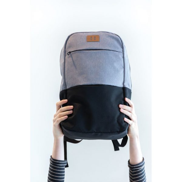 Modern 15.6" USB & RFID laptop backpack PVC free P760.051