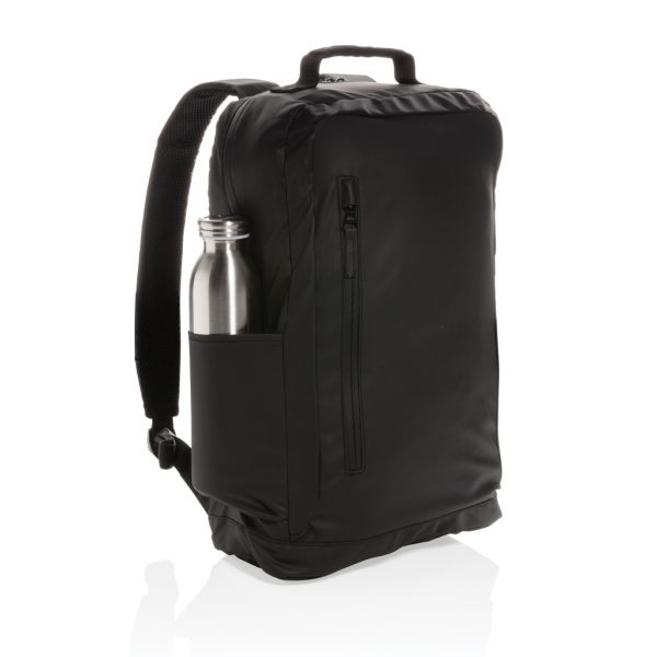 Fashion black 15.6" laptop backpack PVC free P760.131
