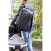 Fashion black 15.6" laptop backpack PVC free P760.131