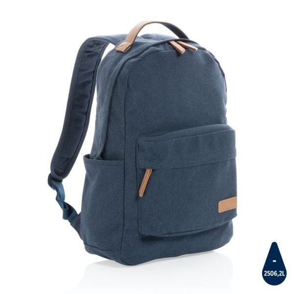 Impact AWARE™ 16 oz. recycled canvas backpack P760.225