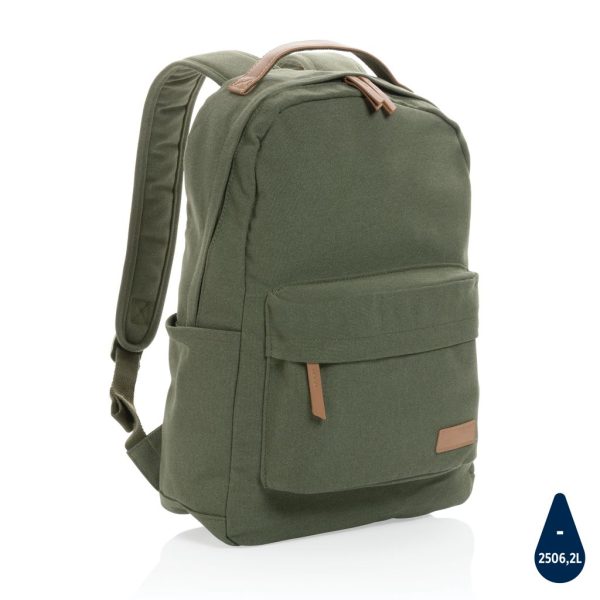 Impact AWARE™ 16 oz. recycled canvas backpack P760.227
