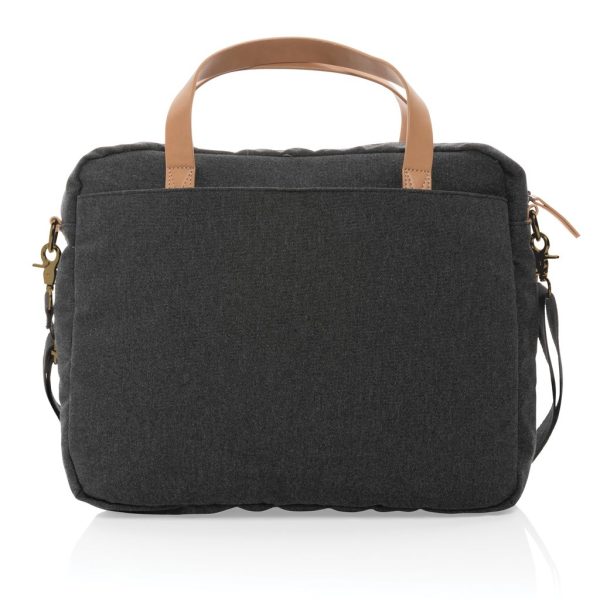 Impact AWARE™ 16 oz. recycled canvas laptop bag P760.231