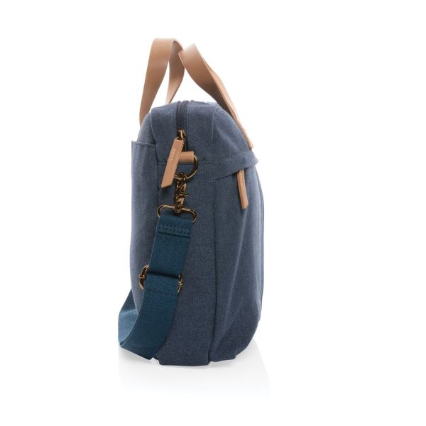 Impact AWARE™ 16 oz. recycled canvas laptop bag P760.235