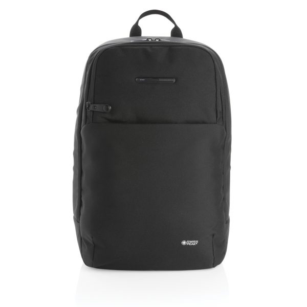Swiss Peak laptop backpack with UV-C steriliser pocket P762.551