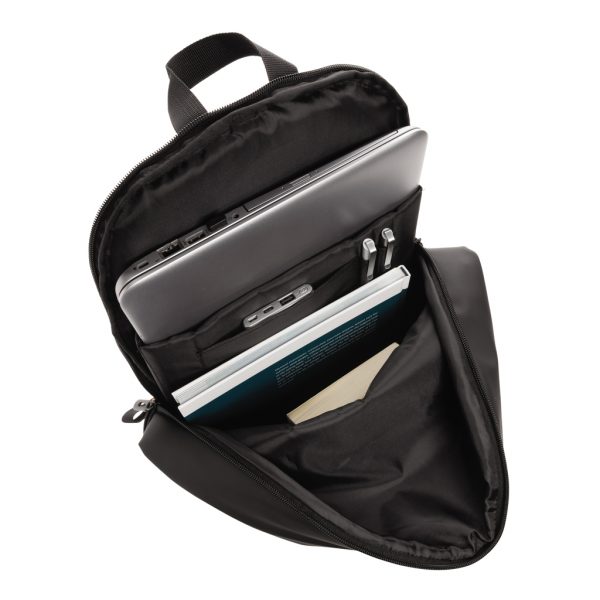 Smooth PU 15.6"laptop backpack P762.571