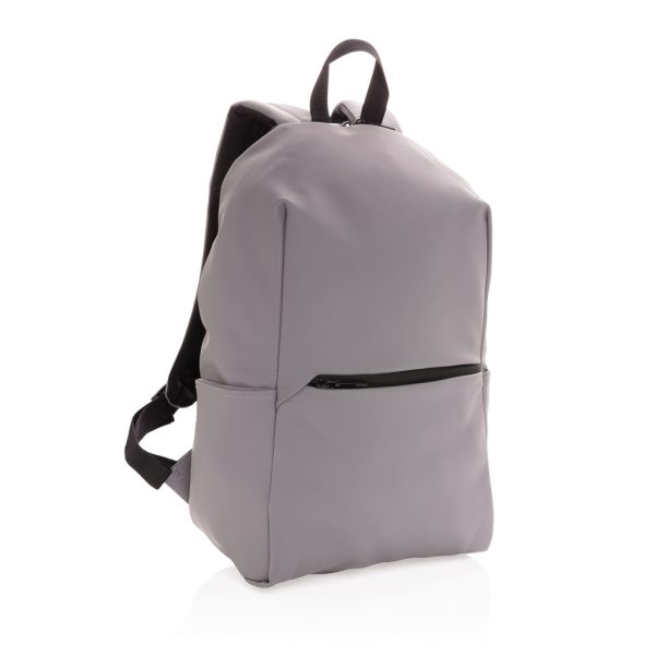 Smooth PU 15.6"laptop backpack P762.572