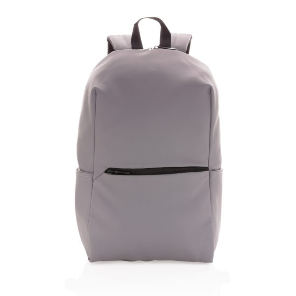 Smooth PU 15.6"laptop backpack P762.572