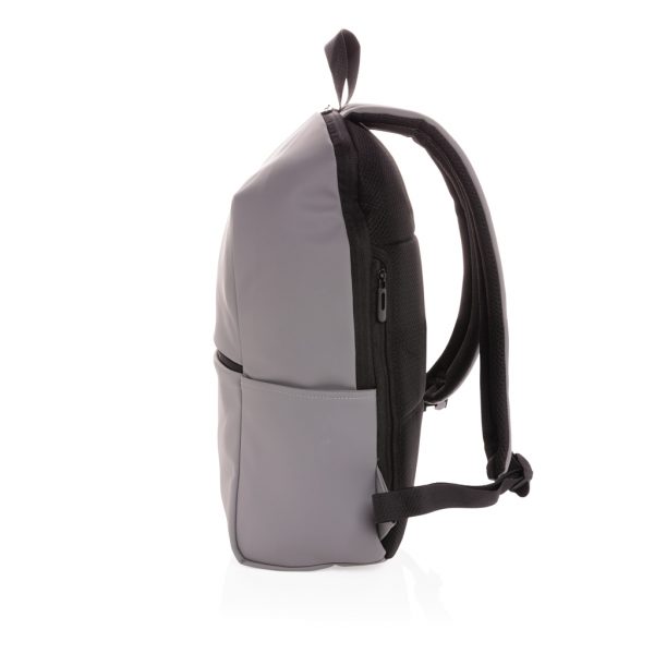 Smooth PU 15.6"laptop backpack P762.572