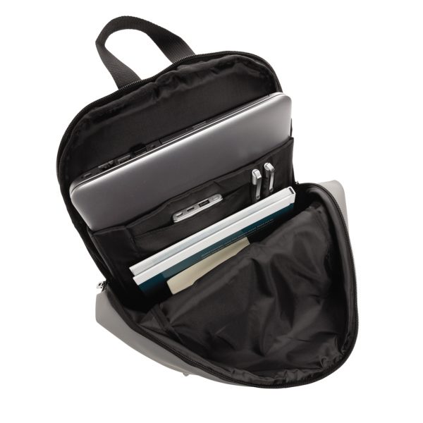 Smooth PU 15.6"laptop backpack P762.572