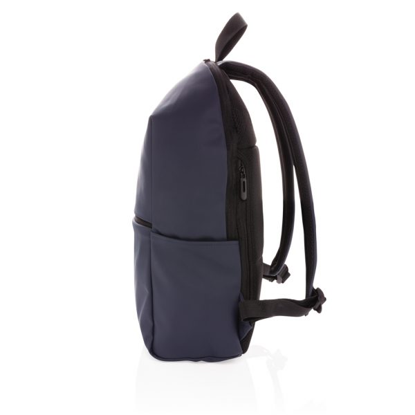 Smooth PU 15.6"laptop backpack P762.575