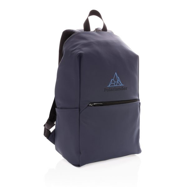 Smooth PU 15.6"laptop backpack P762.575