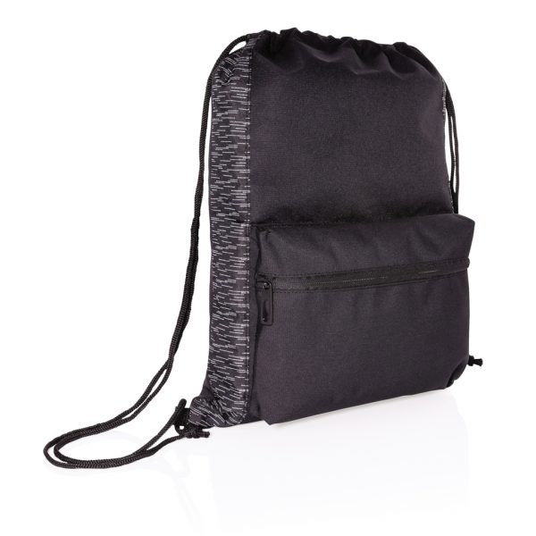 AWARE™ RPET Reflective drawstring backpack P762.591