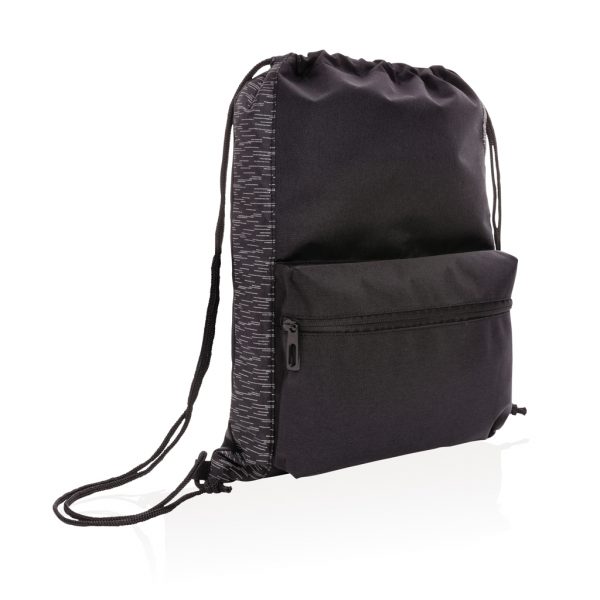 AWARE™ RPET Reflective drawstring backpack P762.591