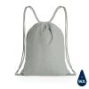 Impact AWARE™ Recycled cotton drawstring backpack 145g P762.632