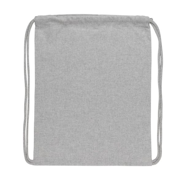 Impact AWARE™ Recycled cotton drawstring backpack 145g P762.632
