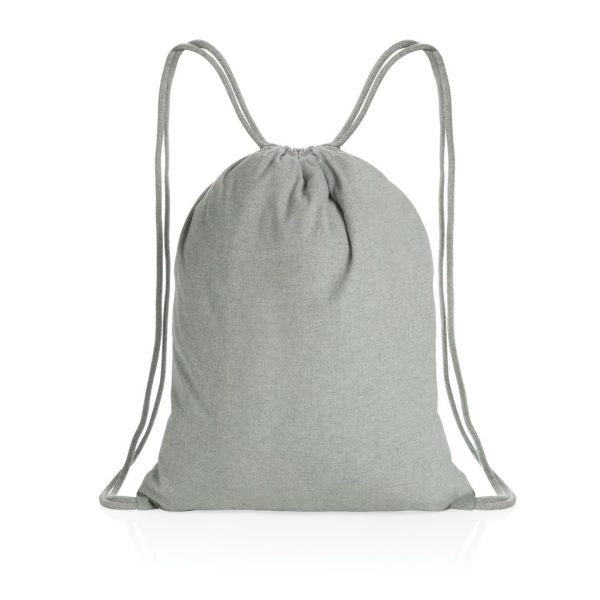Impact AWARE™ Recycled cotton drawstring backpack 145g P762.632