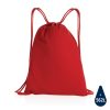 Impact AWARE™ Recycled cotton drawstring backpack 145g P762.634