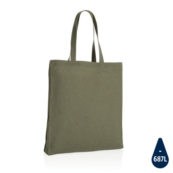 Impact AWARE™ Recycled cotton tote w/bottom 145g P762.647