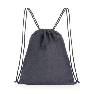 Impact AWARE™ recycled denim drawstring backpack P762.835