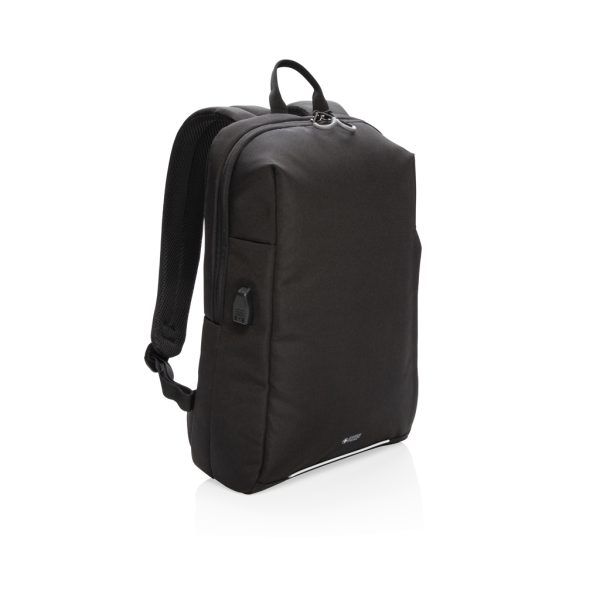 Swiss Peak AWARE™ RFID and USB laptop backpack P763.161