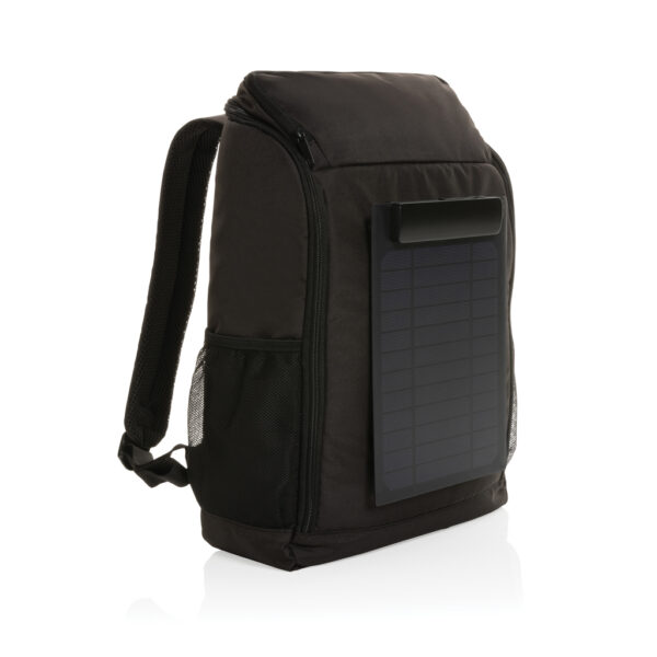 Pedro AWARE™ RPET deluxe backpack with 5W solar panel P763.291