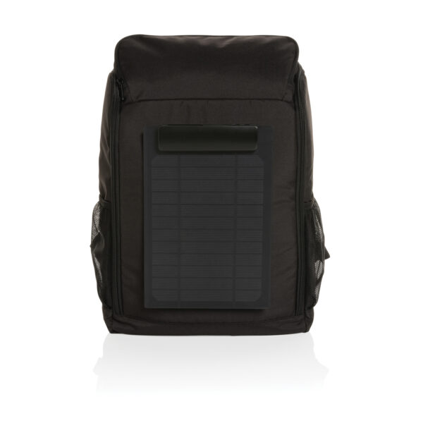 Pedro AWARE™ RPET deluxe backpack with 5W solar panel P763.291