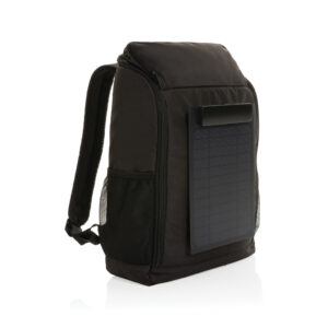 Pedro AWARE™ RPET deluxe backpack with 5W solar panel P763.291